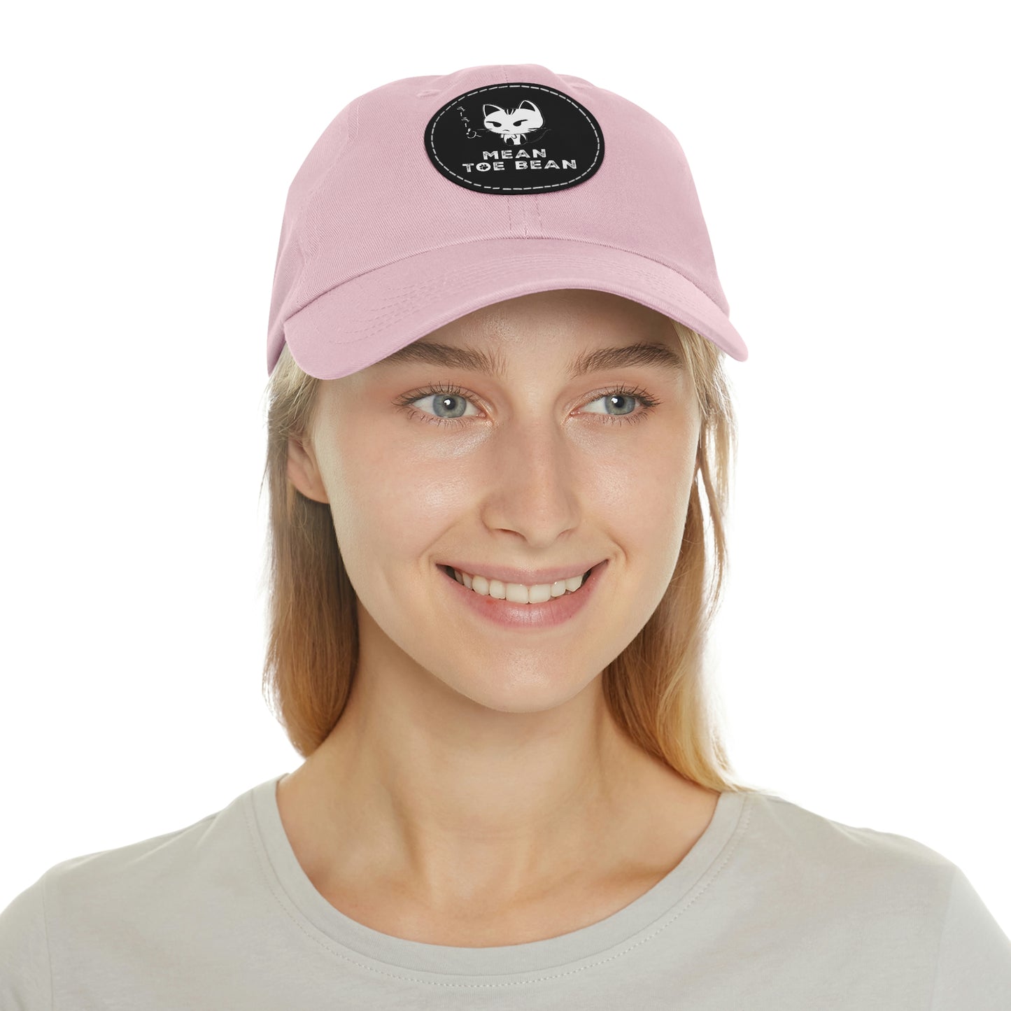 Mean Toe Bean Original Hat with Leather Patch (Round)