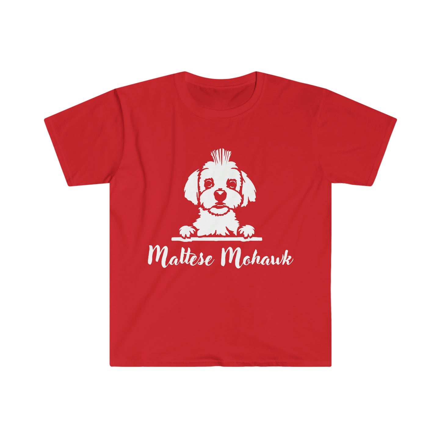 Maltese Mohawk Unisex Softstyle T-Shirt