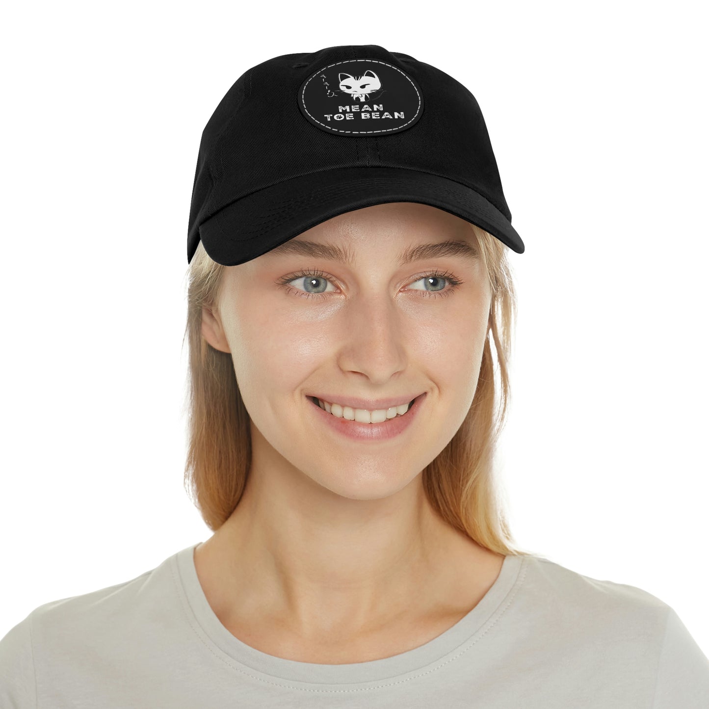 Mean Toe Bean Original Hat with Leather Patch (Round)