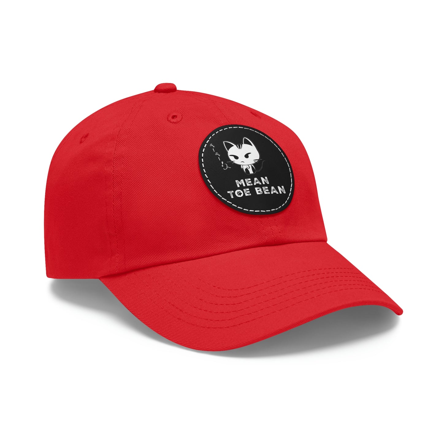 Mean Toe Bean Original Hat with Leather Patch (Round)