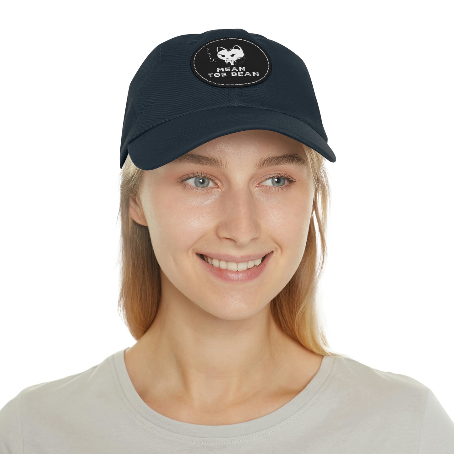 Mean Toe Bean Original Hat with Leather Patch (Round)