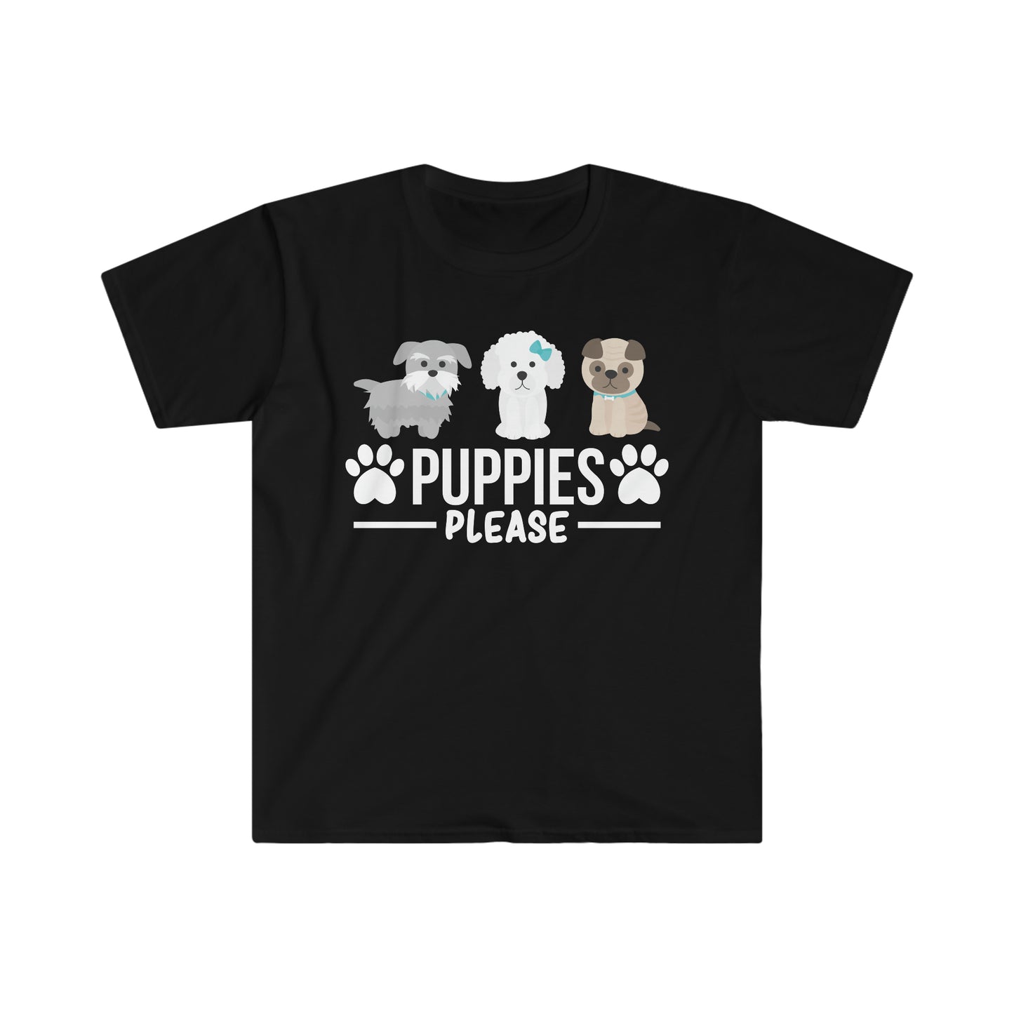 Puppies Please! Unisex Softstyle T-Shirt