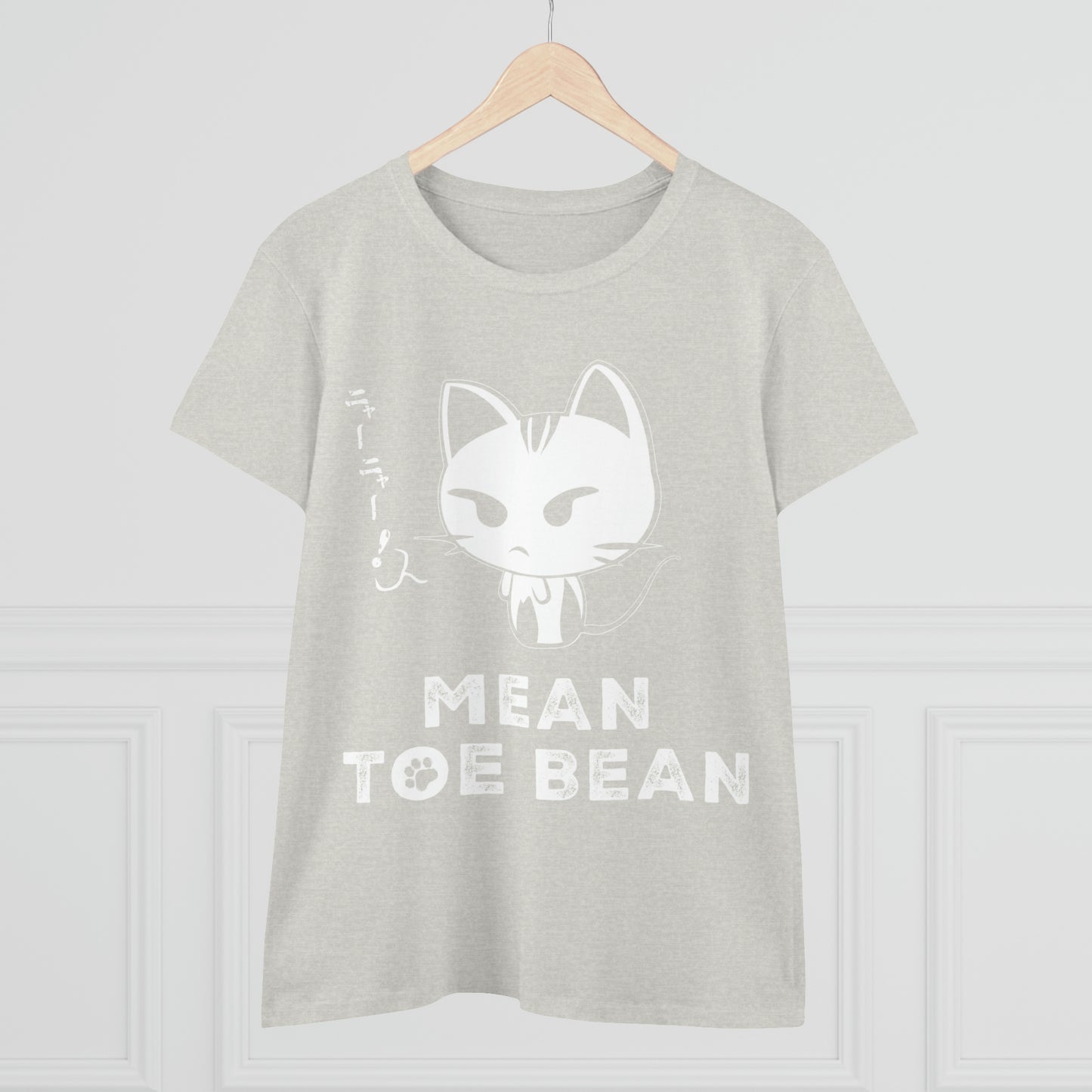 Mean Toe Bean Original Women's Midweight Cotton Tee