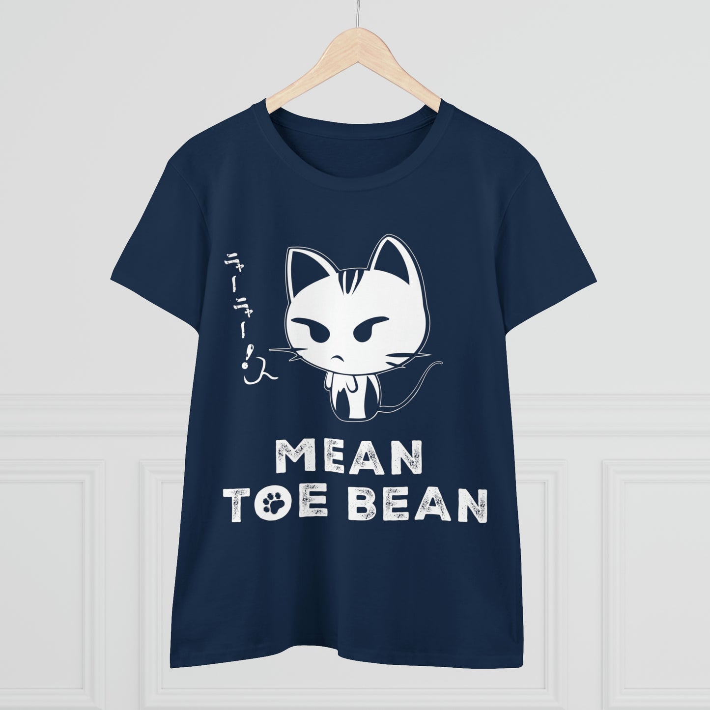 Mean Toe Bean Original Women's Midweight Cotton Tee