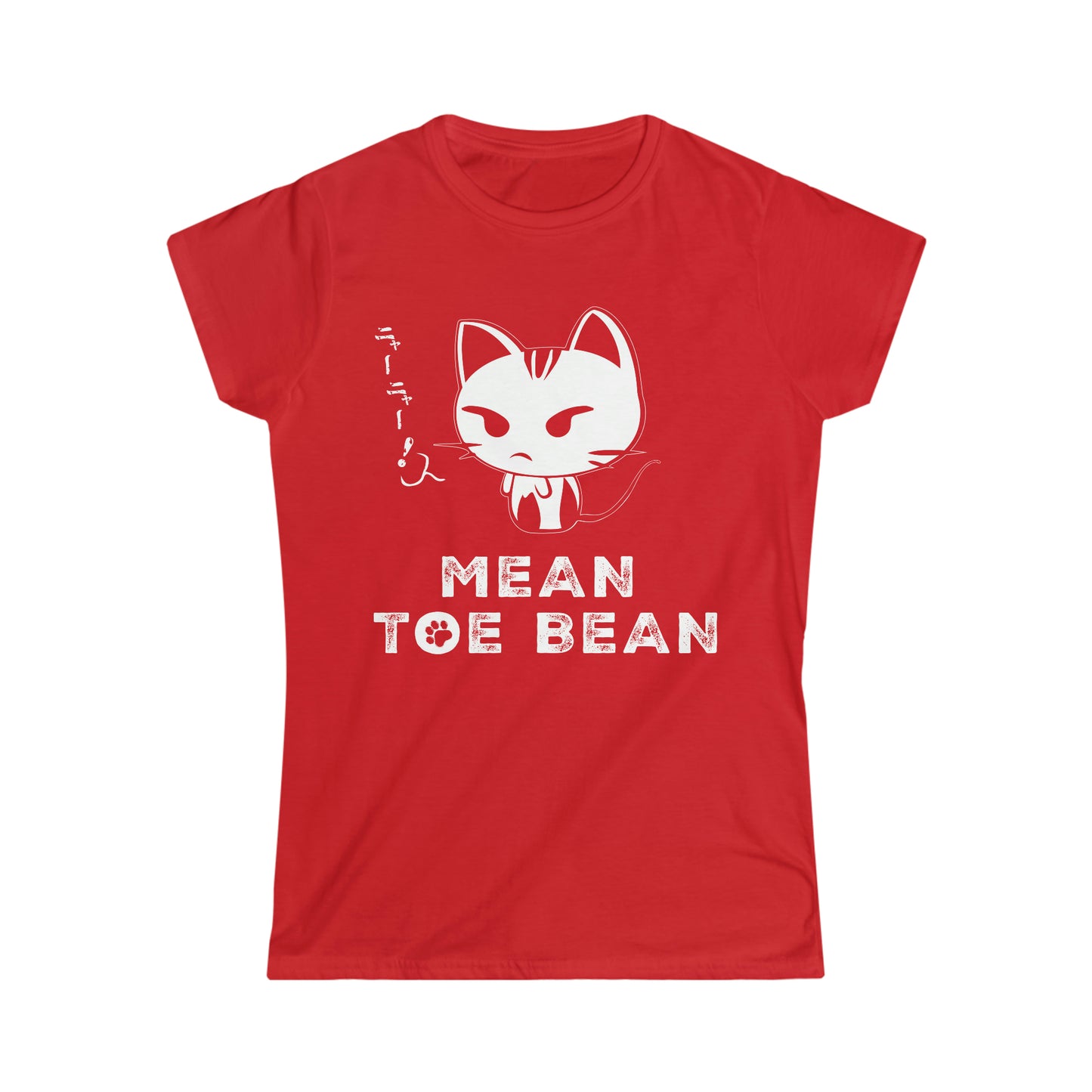 Mean toe bean original Women's Softstyle Tee