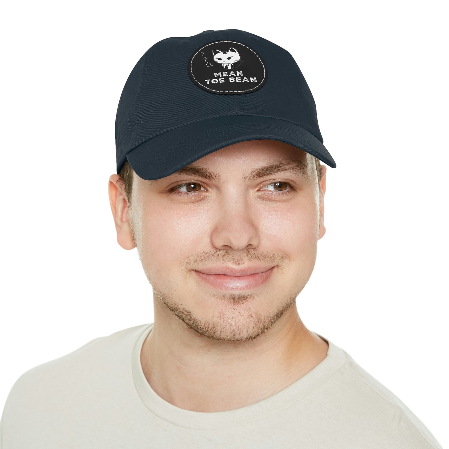 Mean Toe Bean Original Hat with Leather Patch (Round)