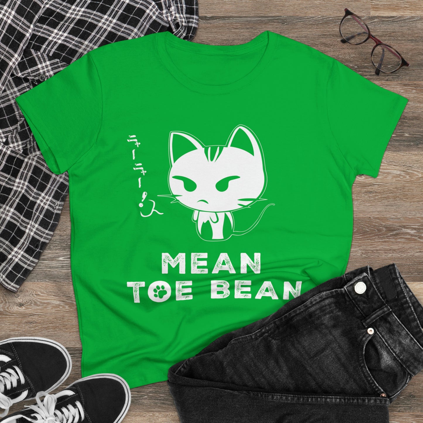 Mean Toe Bean Original Women's Midweight Cotton Tee