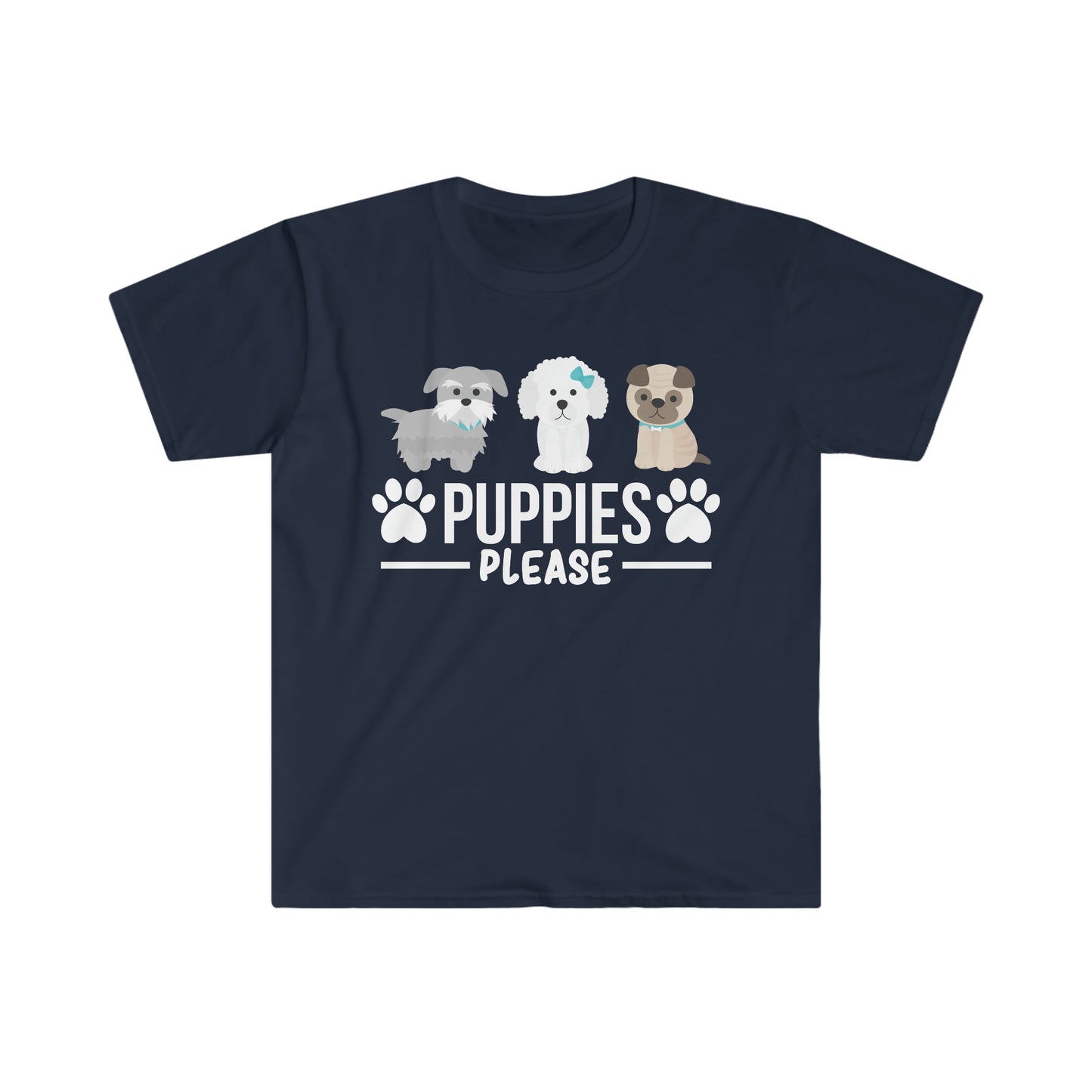 Puppies Please! Unisex Softstyle T-Shirt