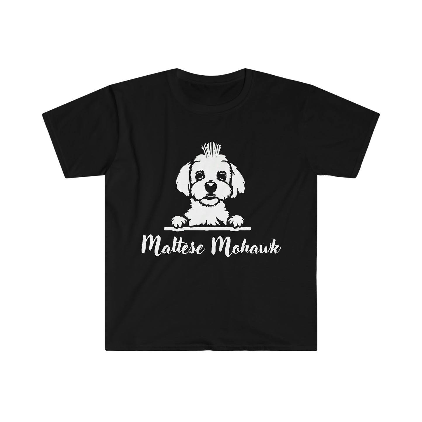 Maltese Mohawk Unisex Softstyle T-Shirt