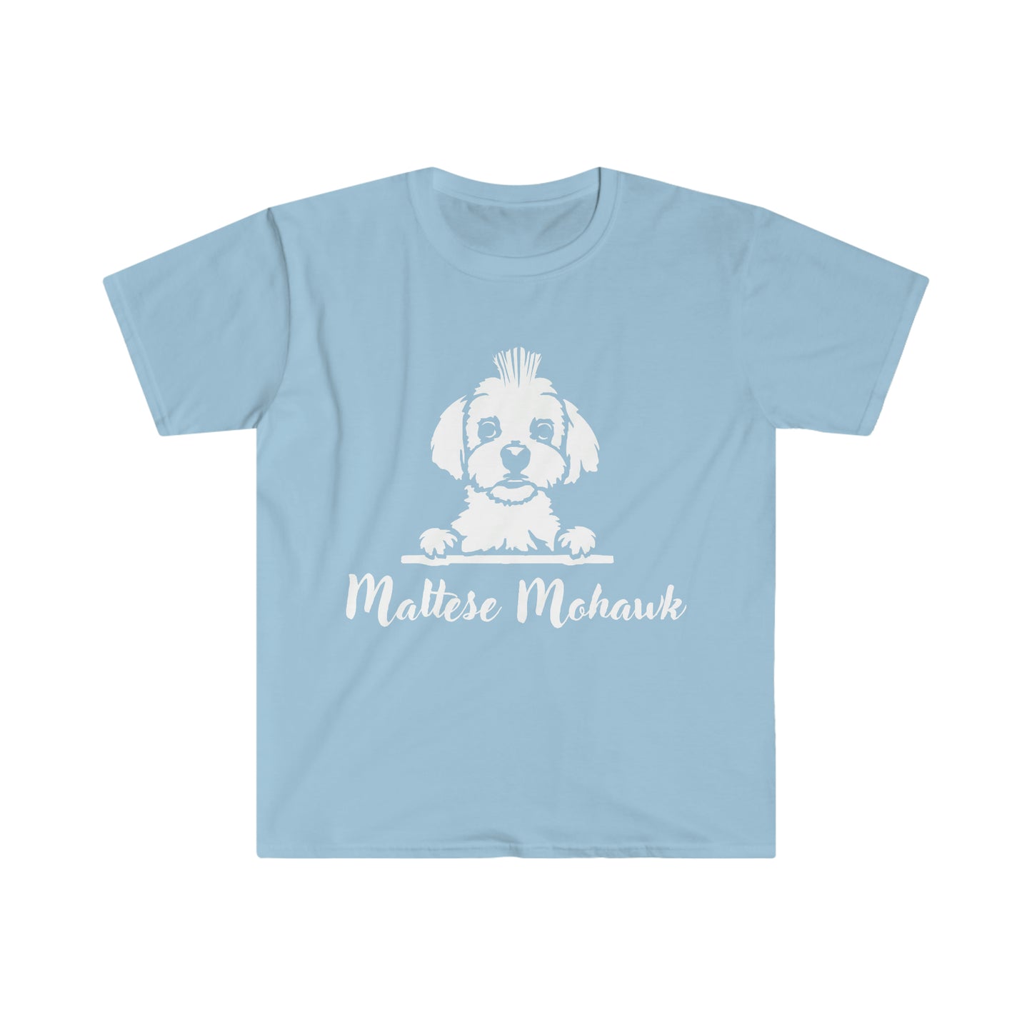 Maltese Mohawk Unisex Softstyle T-Shirt