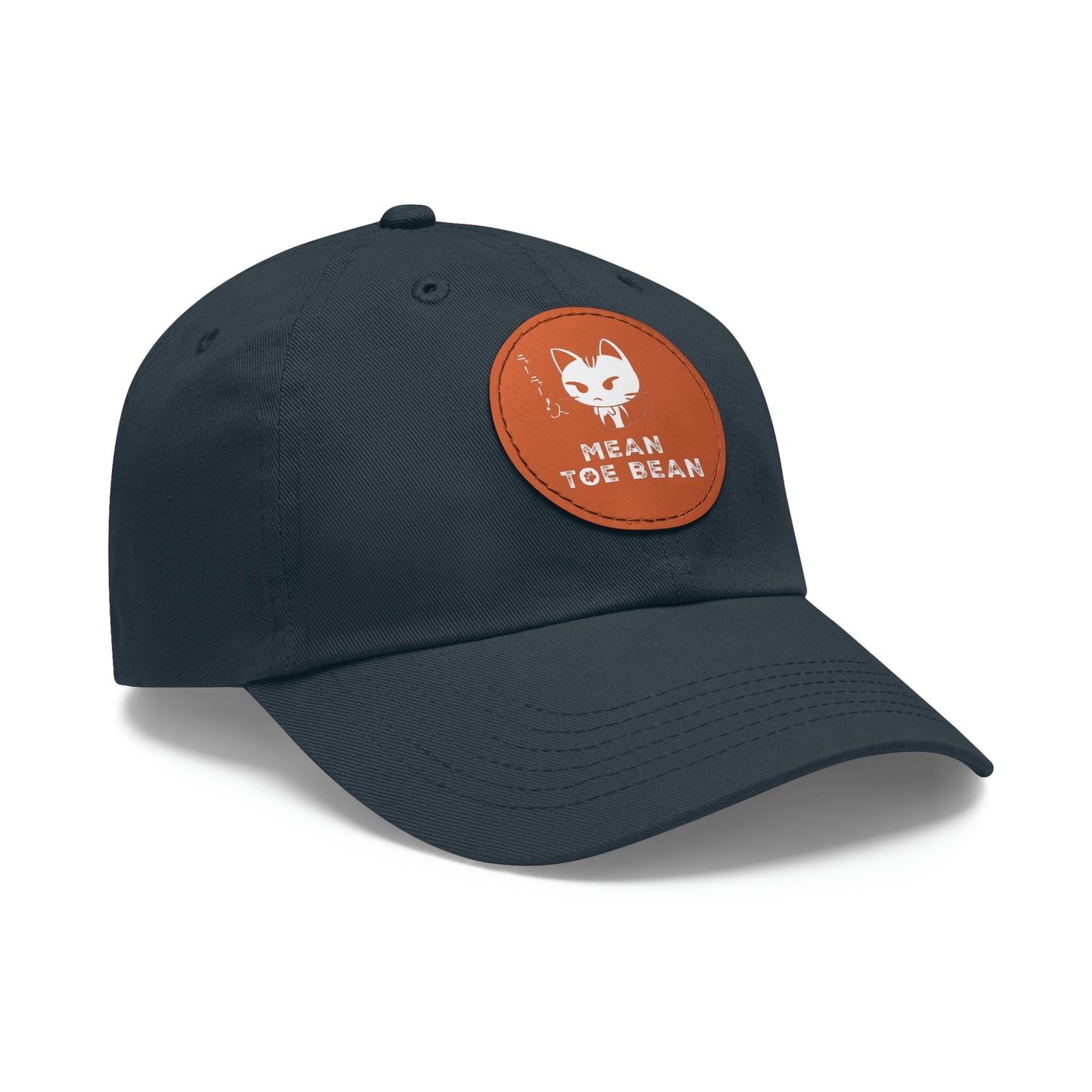 Mean Toe Bean Original Hat with Leather Patch (Round)