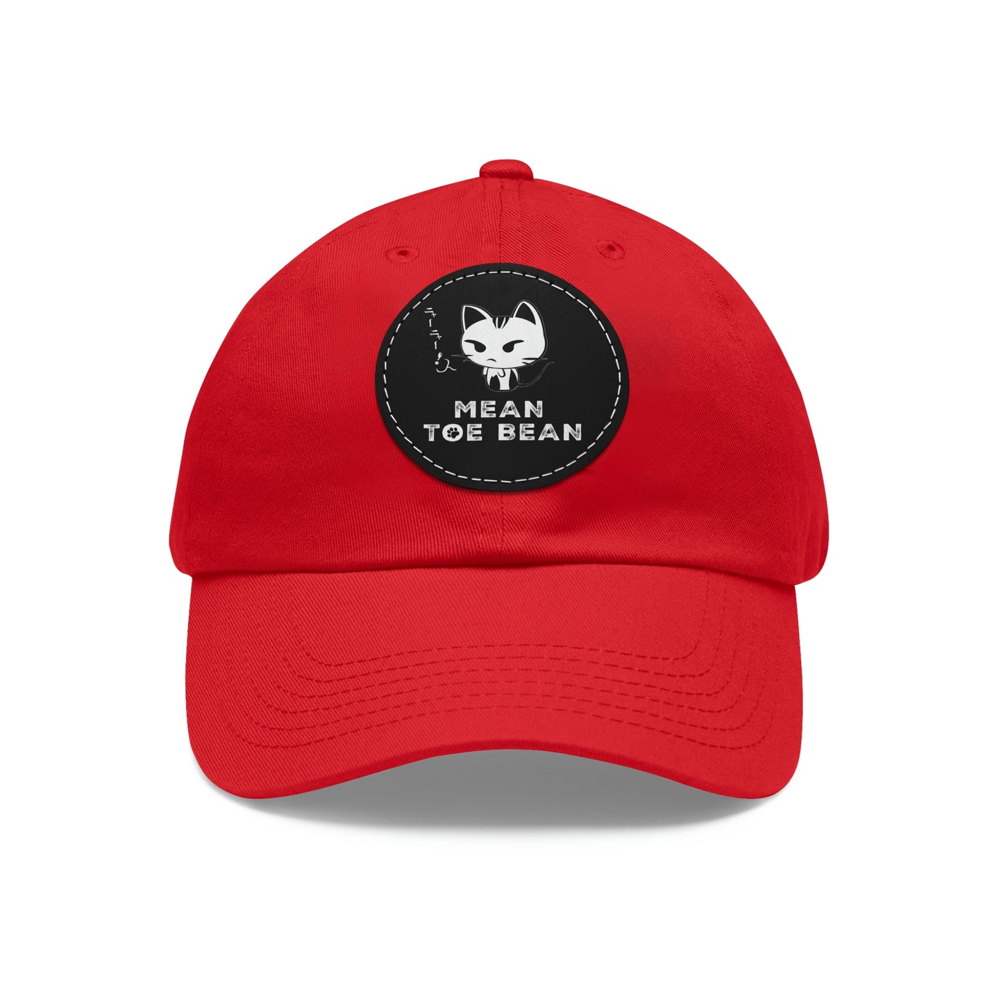 Mean Toe Bean Original Hat with Leather Patch (Round)