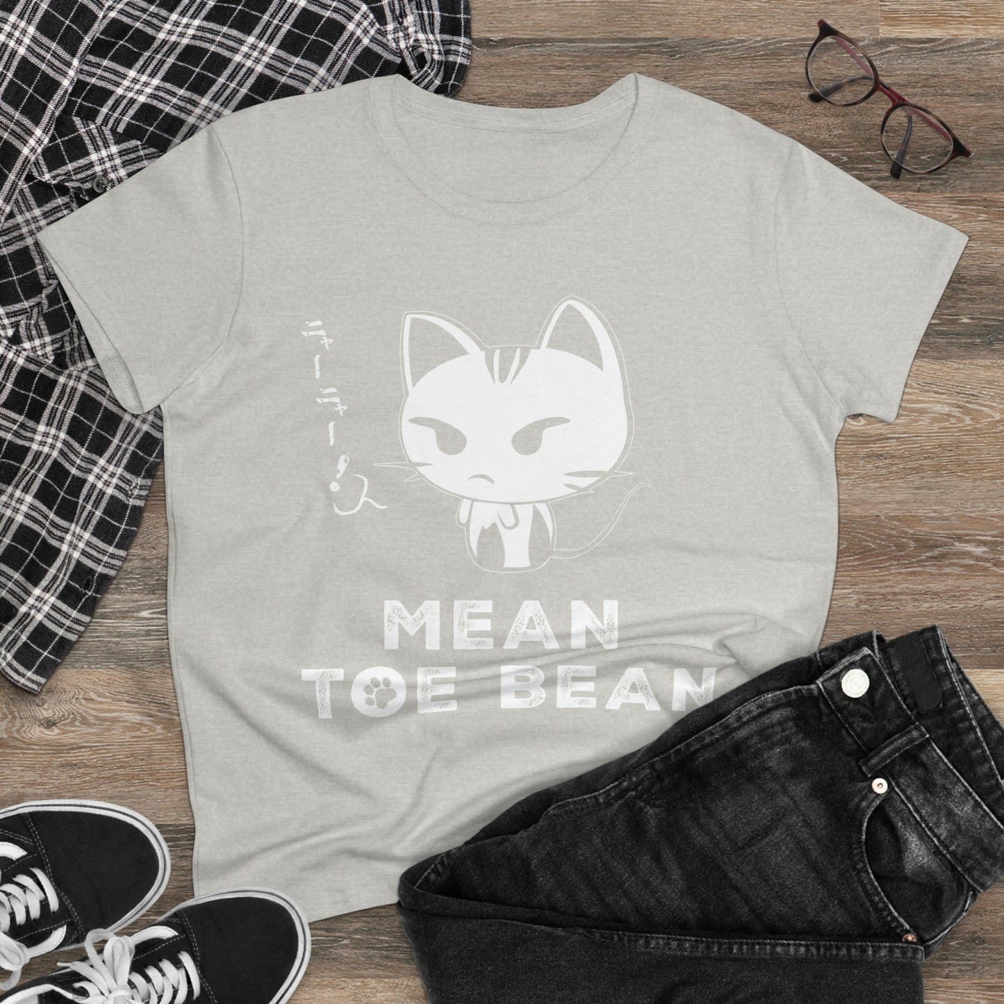 Mean Toe Bean Original Women's Midweight Cotton Tee