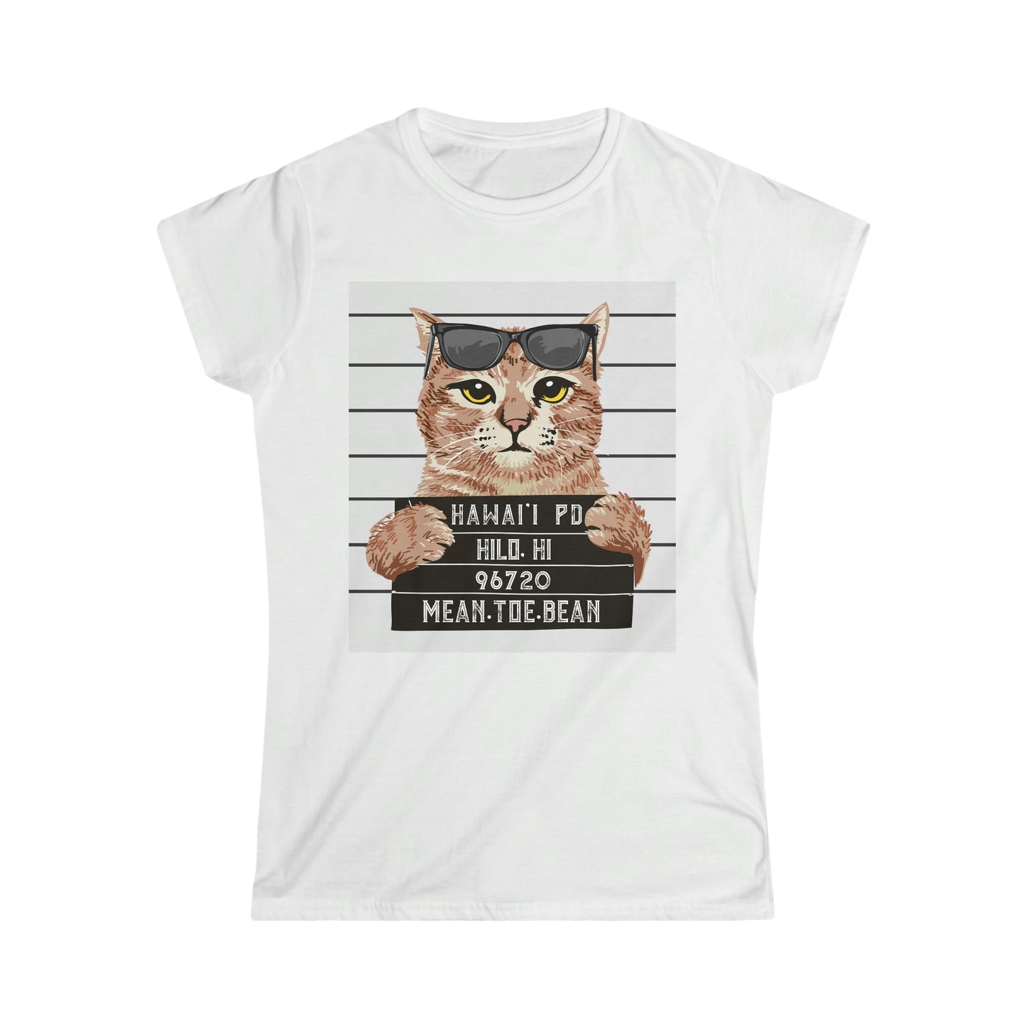 Mean Toe Bean Mug shot Women's Softstyle Tee