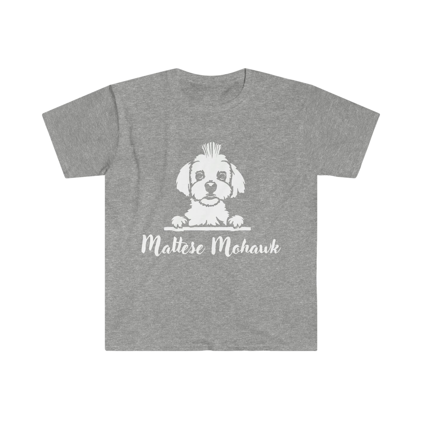 Maltese Mohawk Unisex Softstyle T-Shirt