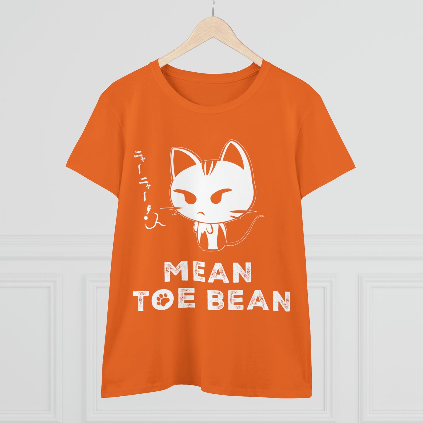 Mean Toe Bean Original Women's Midweight Cotton Tee