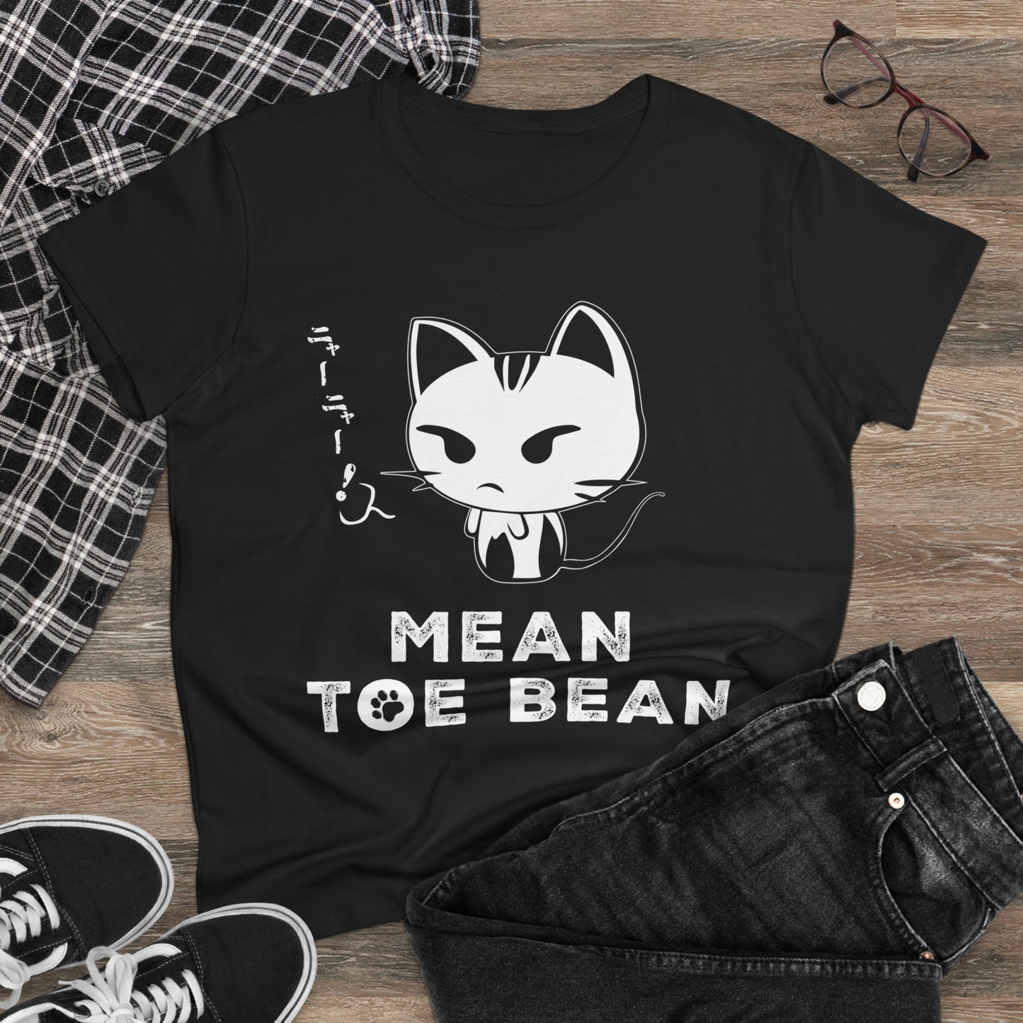 Mean Toe Bean Original Women's Midweight Cotton Tee