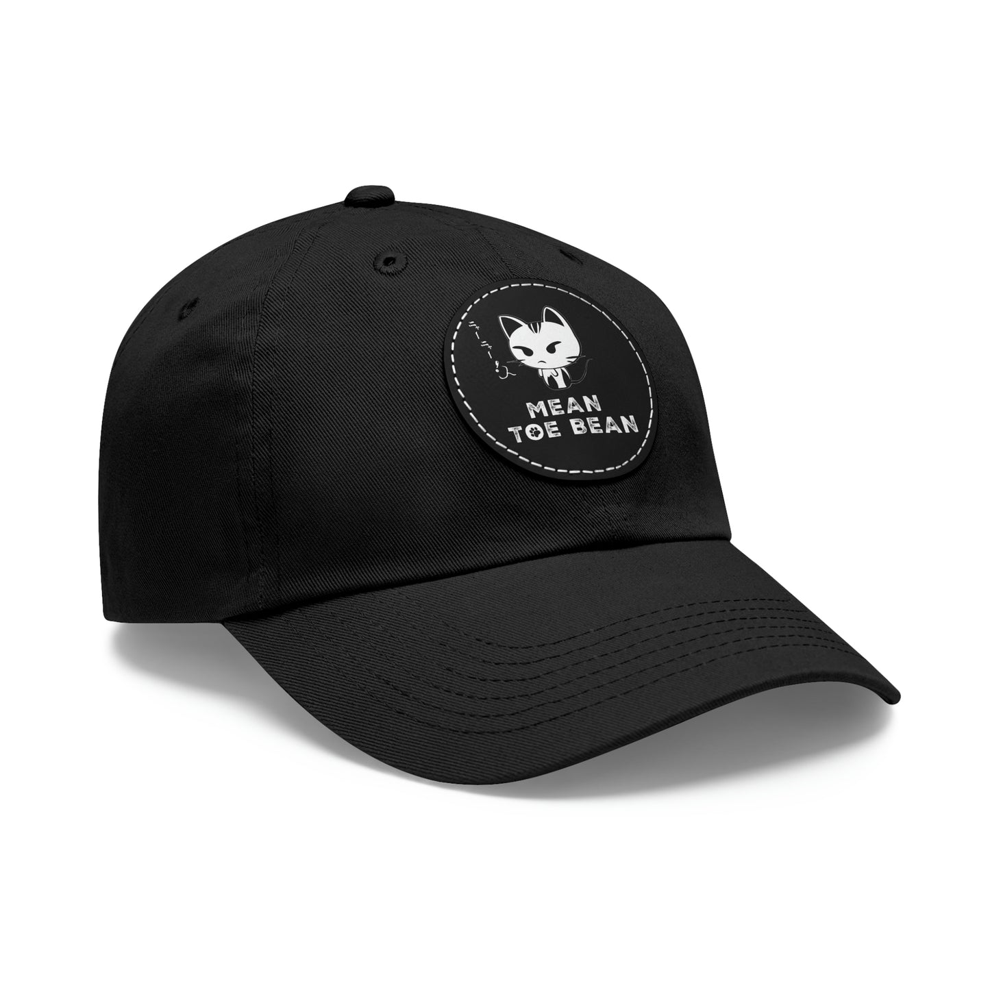Mean Toe Bean Original Hat with Leather Patch (Round)
