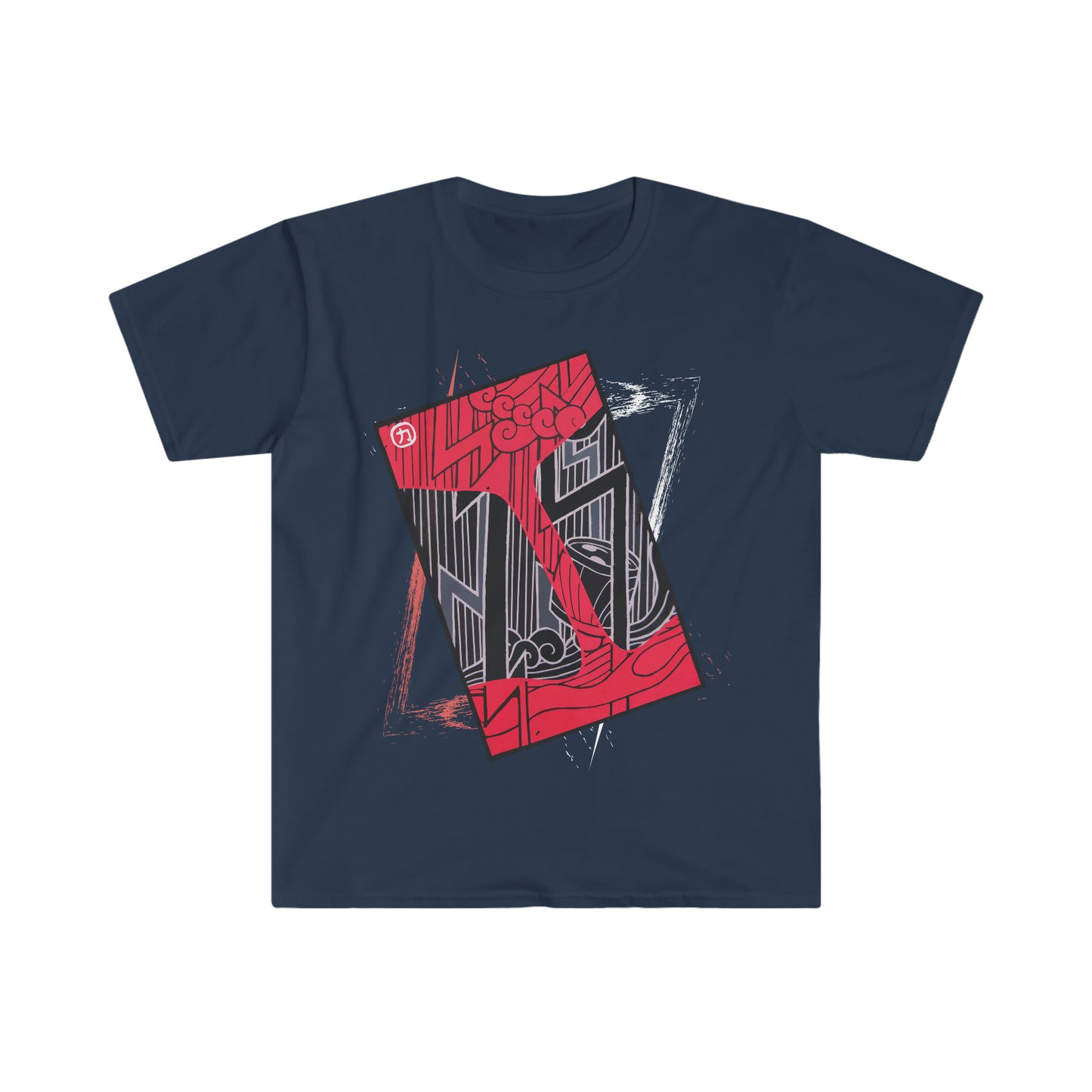 Hanafuda - Gaji/Police Unisex Softstyle T-Shirt