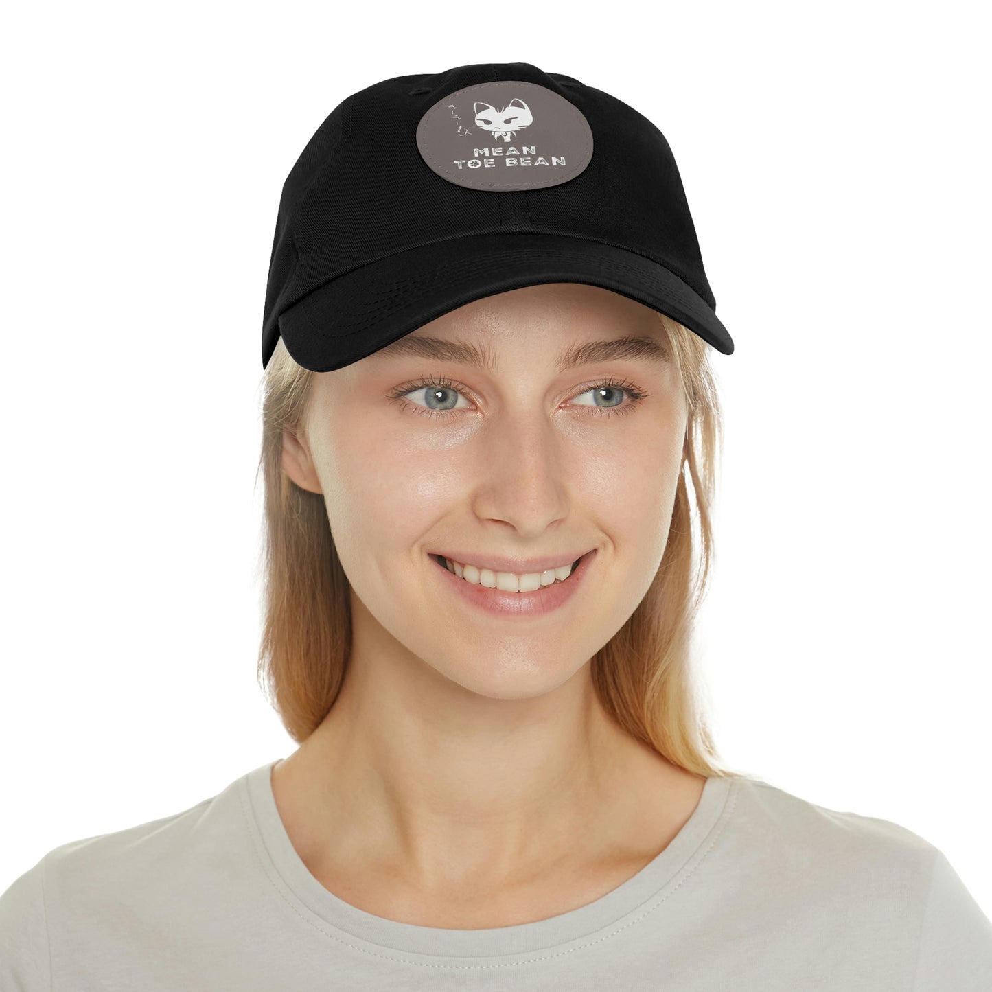 Mean Toe Bean Original Hat with Leather Patch (Round)
