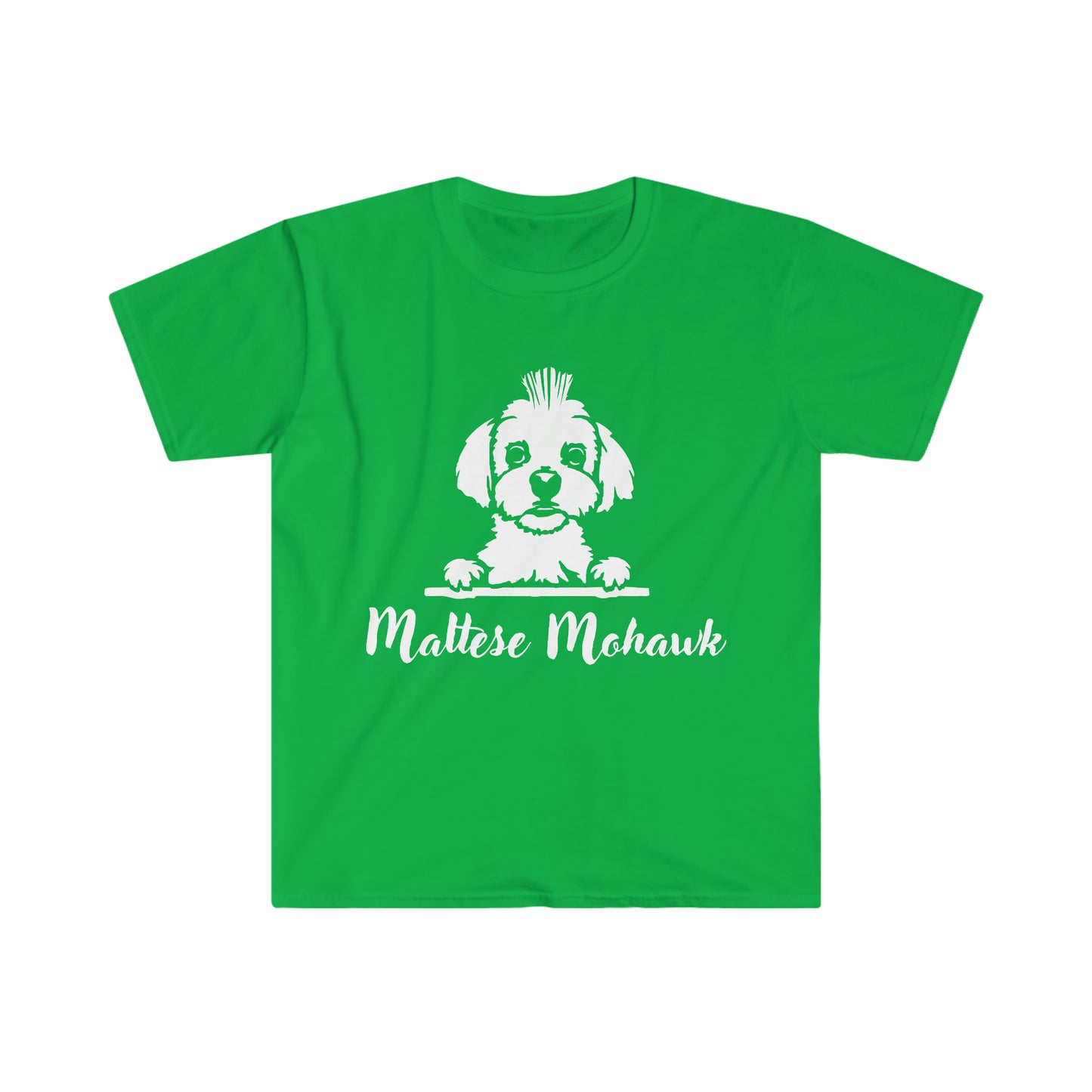 Maltese Mohawk Unisex Softstyle T-Shirt
