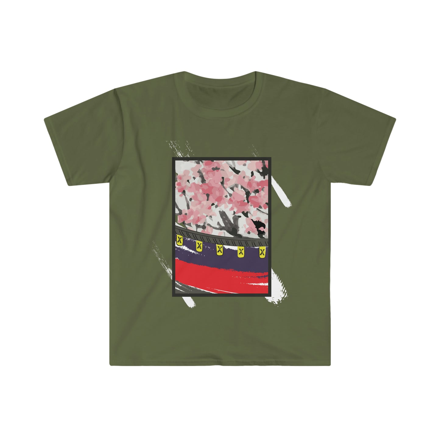 Hanafuda - Sakura Unisex Softstyle T-Shirt