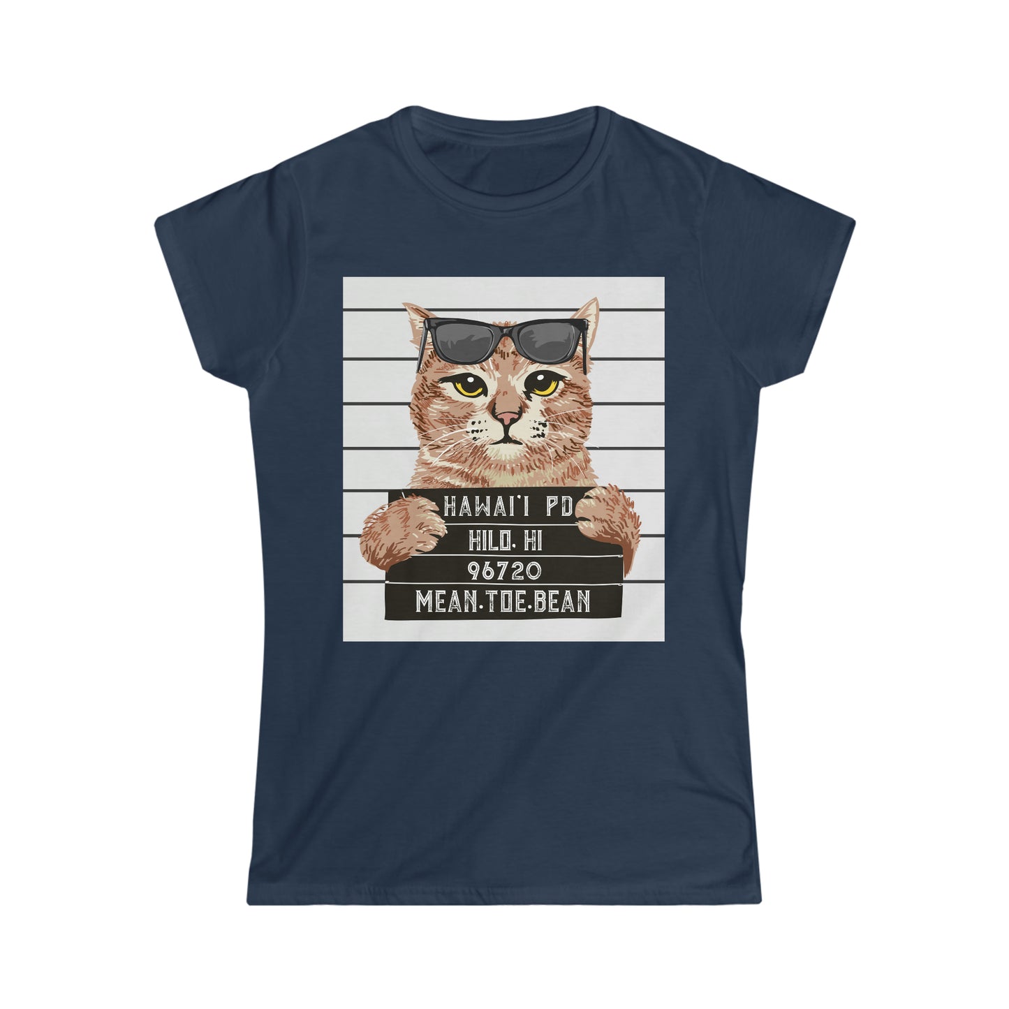 Mean Toe Bean Mug shot Women's Softstyle Tee