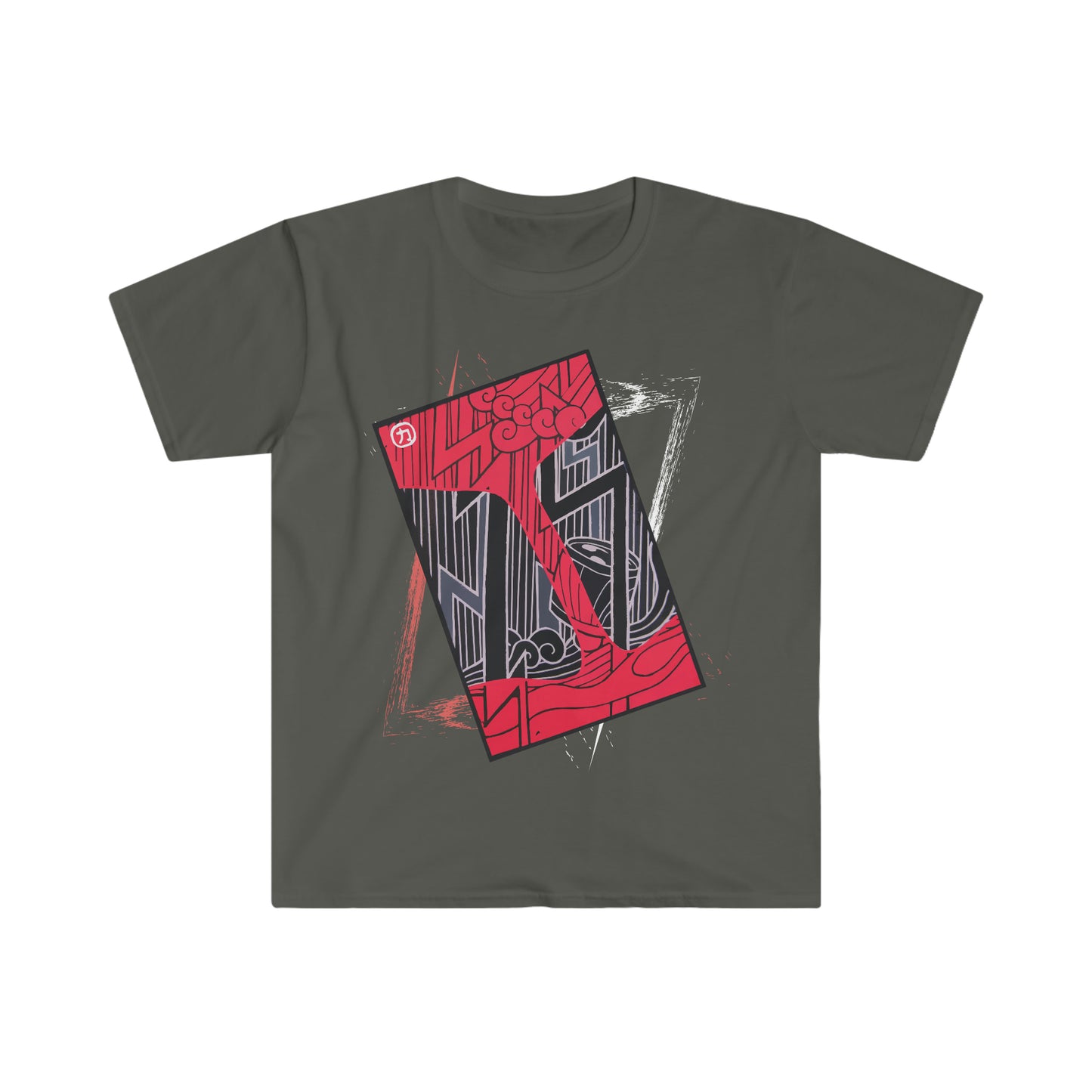 Hanafuda - Gaji/Police Unisex Softstyle T-Shirt