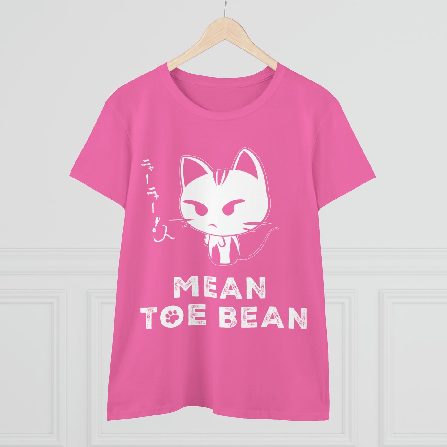 Mean Toe Bean Original Women's Midweight Cotton Tee