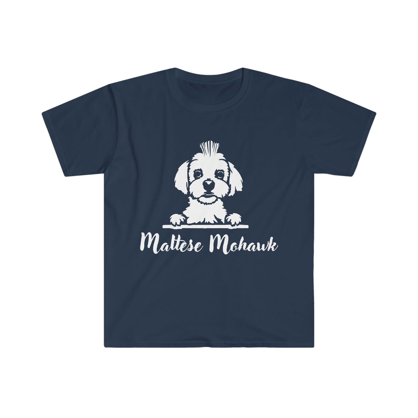 Maltese Mohawk Unisex Softstyle T-Shirt