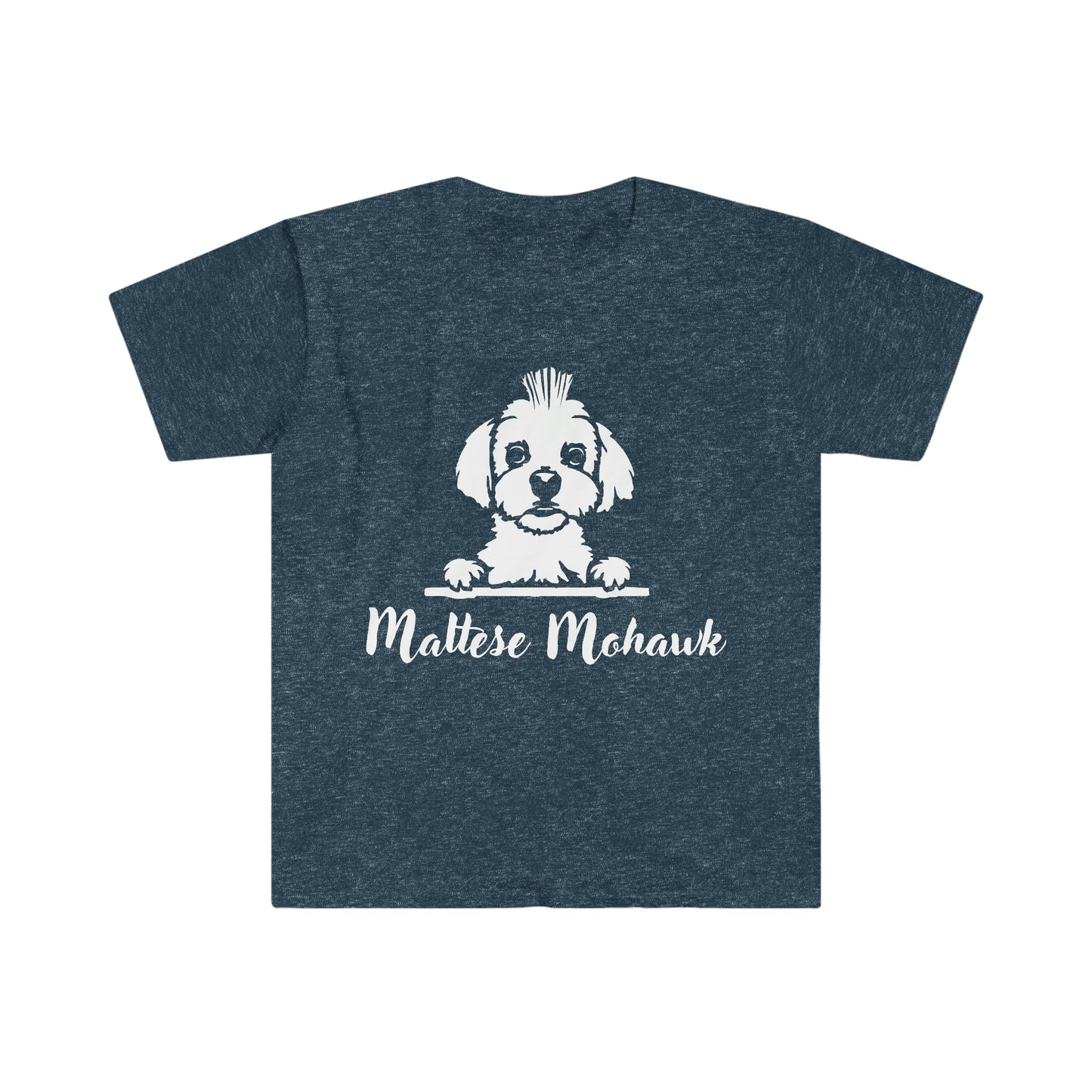Maltese Mohawk Unisex Softstyle T-Shirt