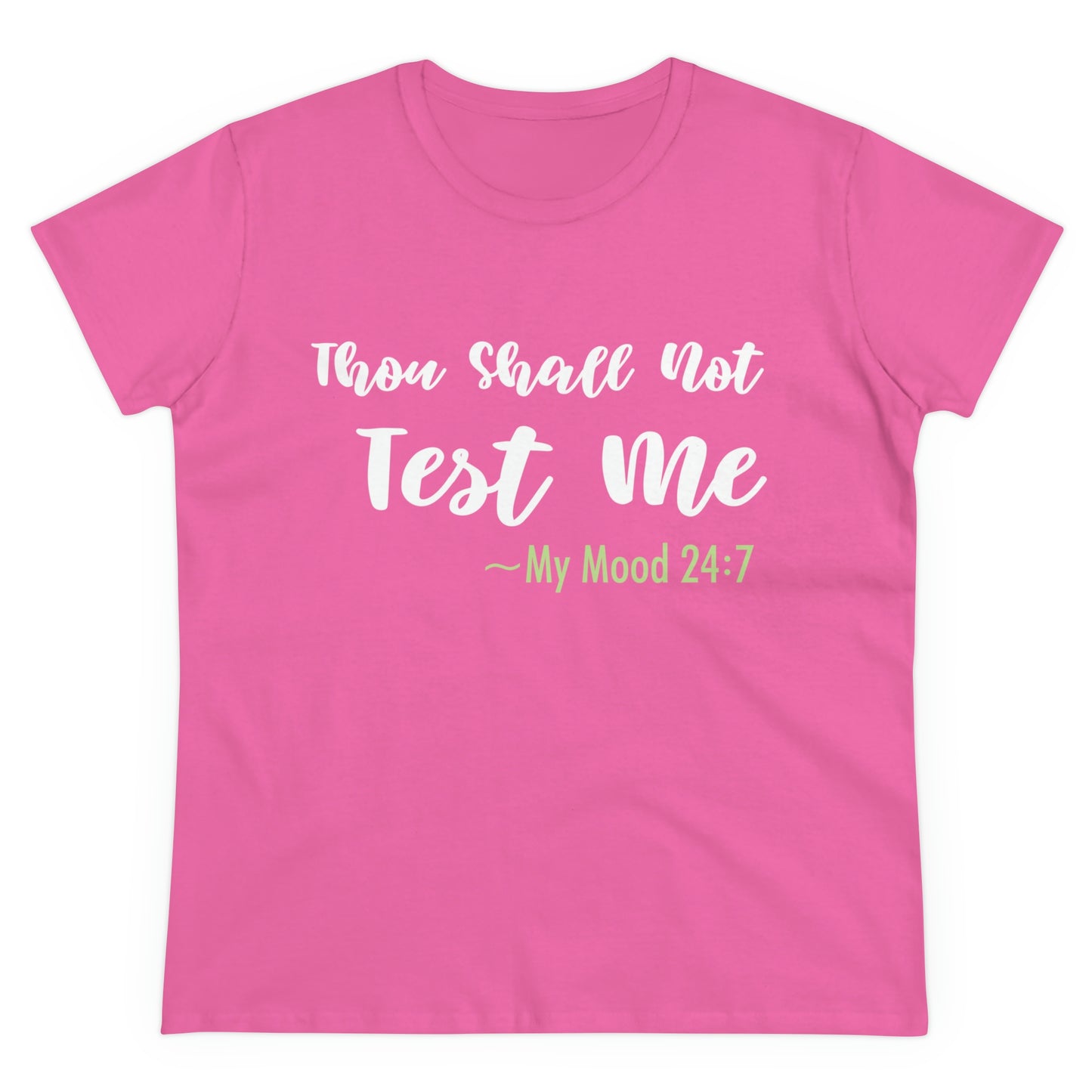 Thou Shall Not Test Me - SKK Women's Midweight Cotton Tee