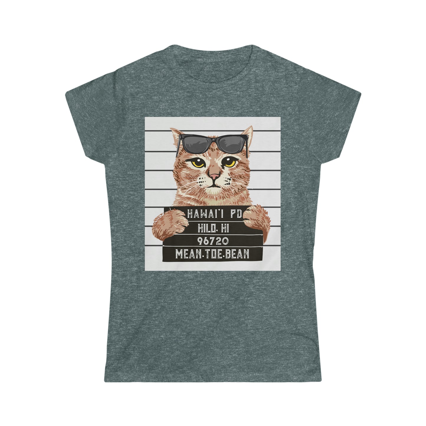 Mean Toe Bean Mug shot Women's Softstyle Tee