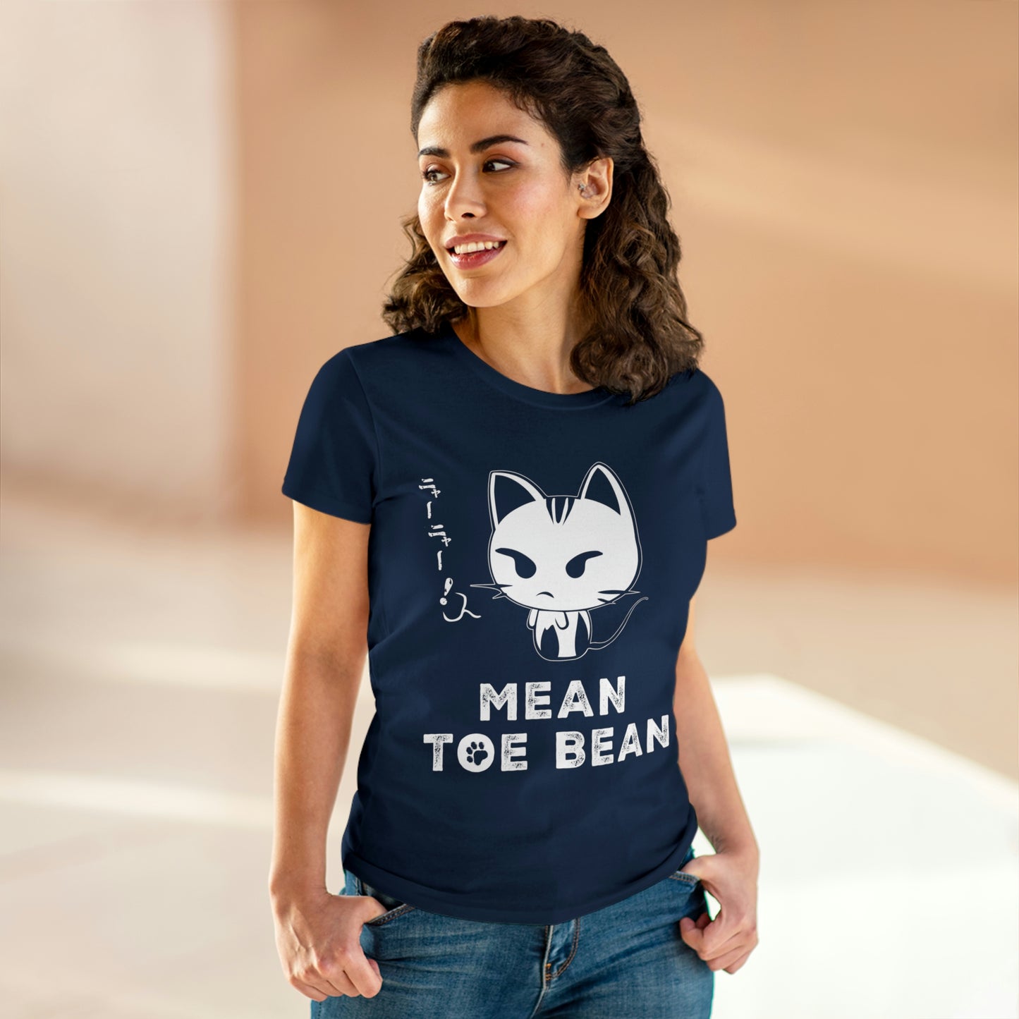 Mean Toe Bean Original Women's Midweight Cotton Tee