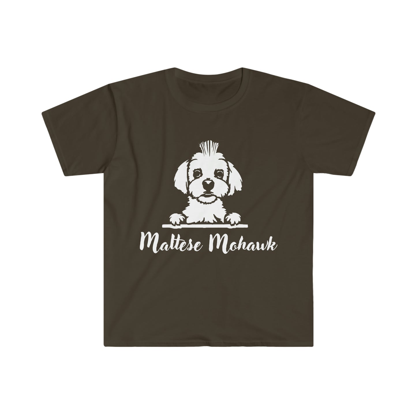 Maltese Mohawk Unisex Softstyle T-Shirt
