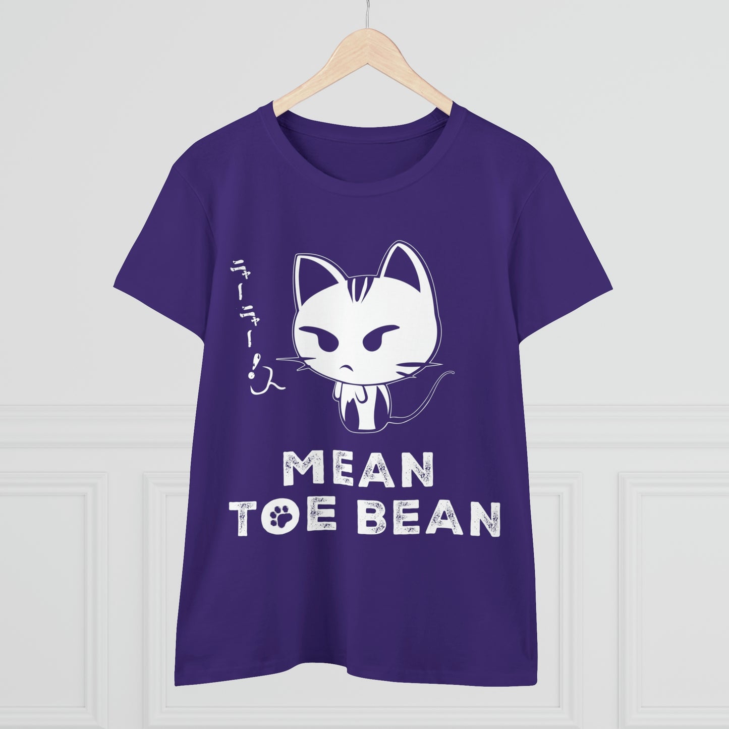 Mean Toe Bean Original Women's Midweight Cotton Tee