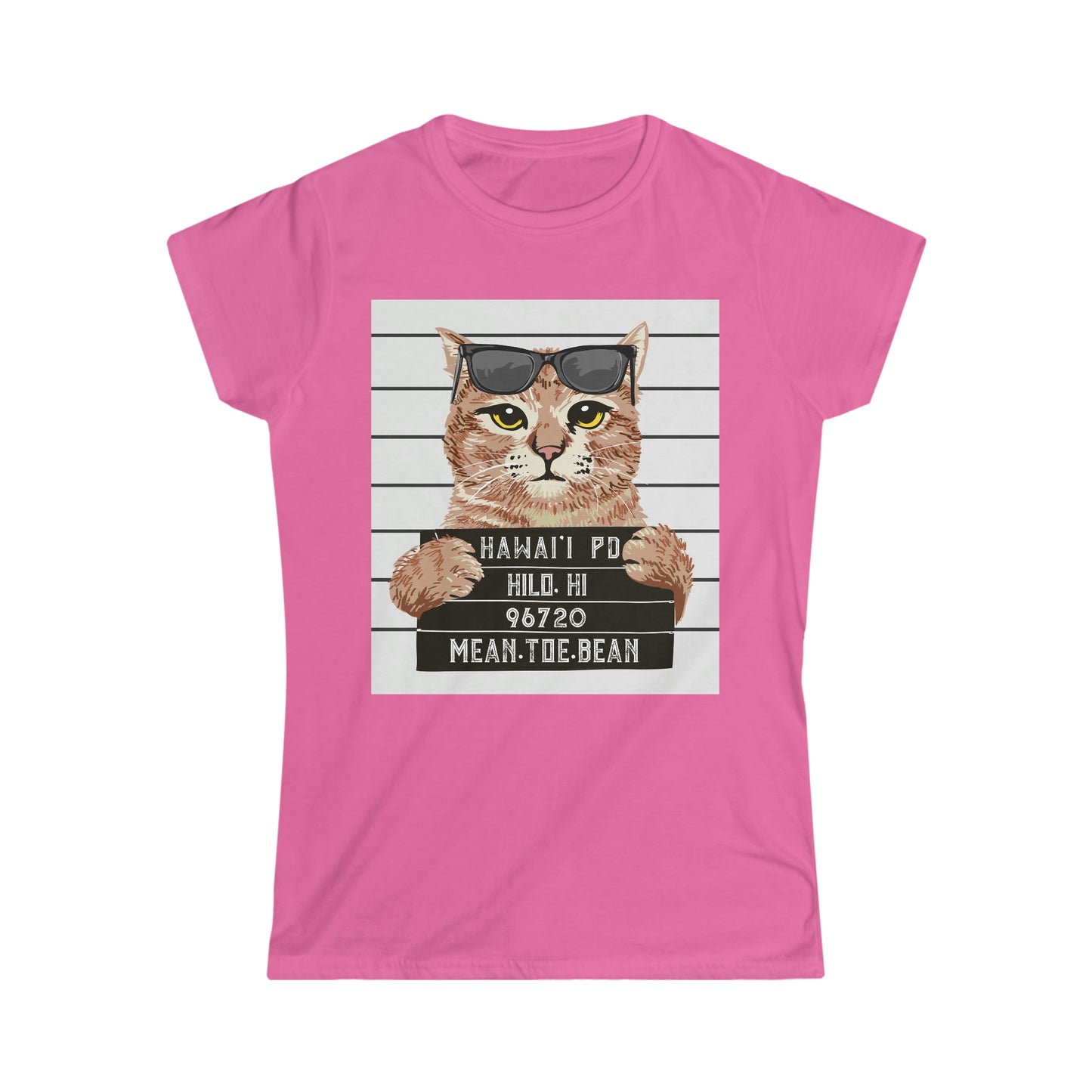 Mean Toe Bean Mug shot Women's Softstyle Tee