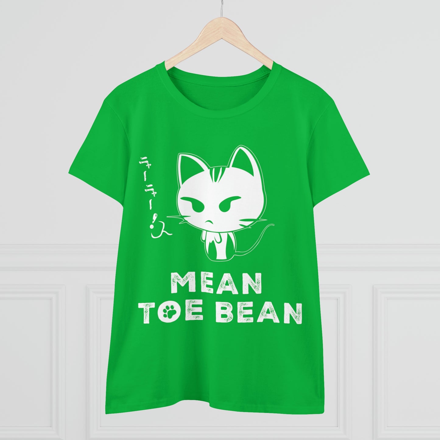 Mean Toe Bean Original Women's Midweight Cotton Tee