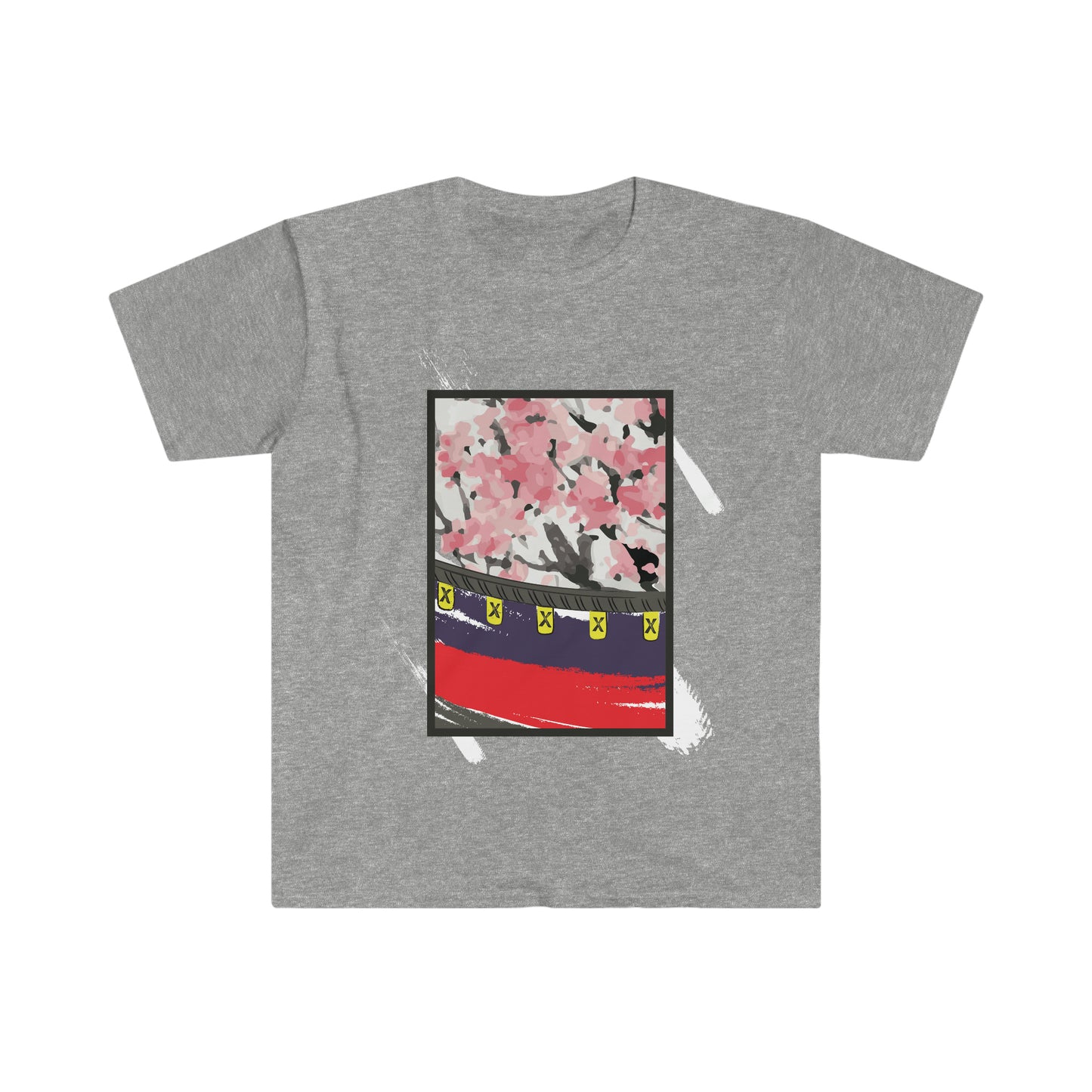Hanafuda - Sakura Unisex Softstyle T-Shirt