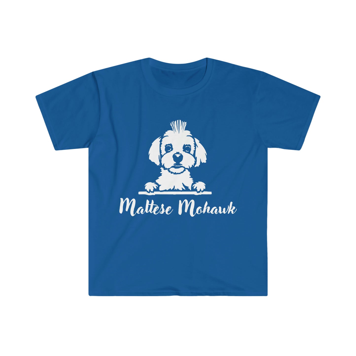 Maltese Mohawk Unisex Softstyle T-Shirt