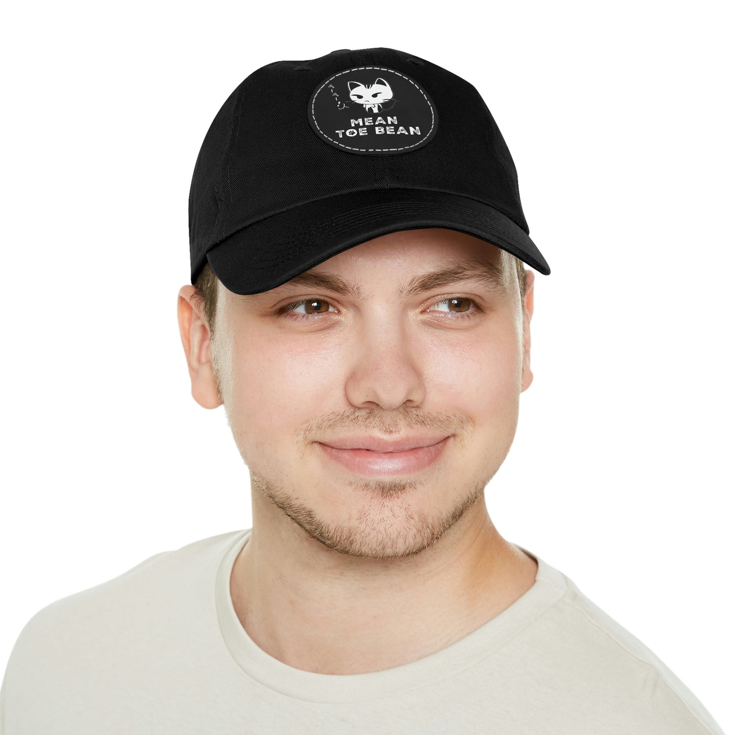 Mean Toe Bean Original Hat with Leather Patch (Round)