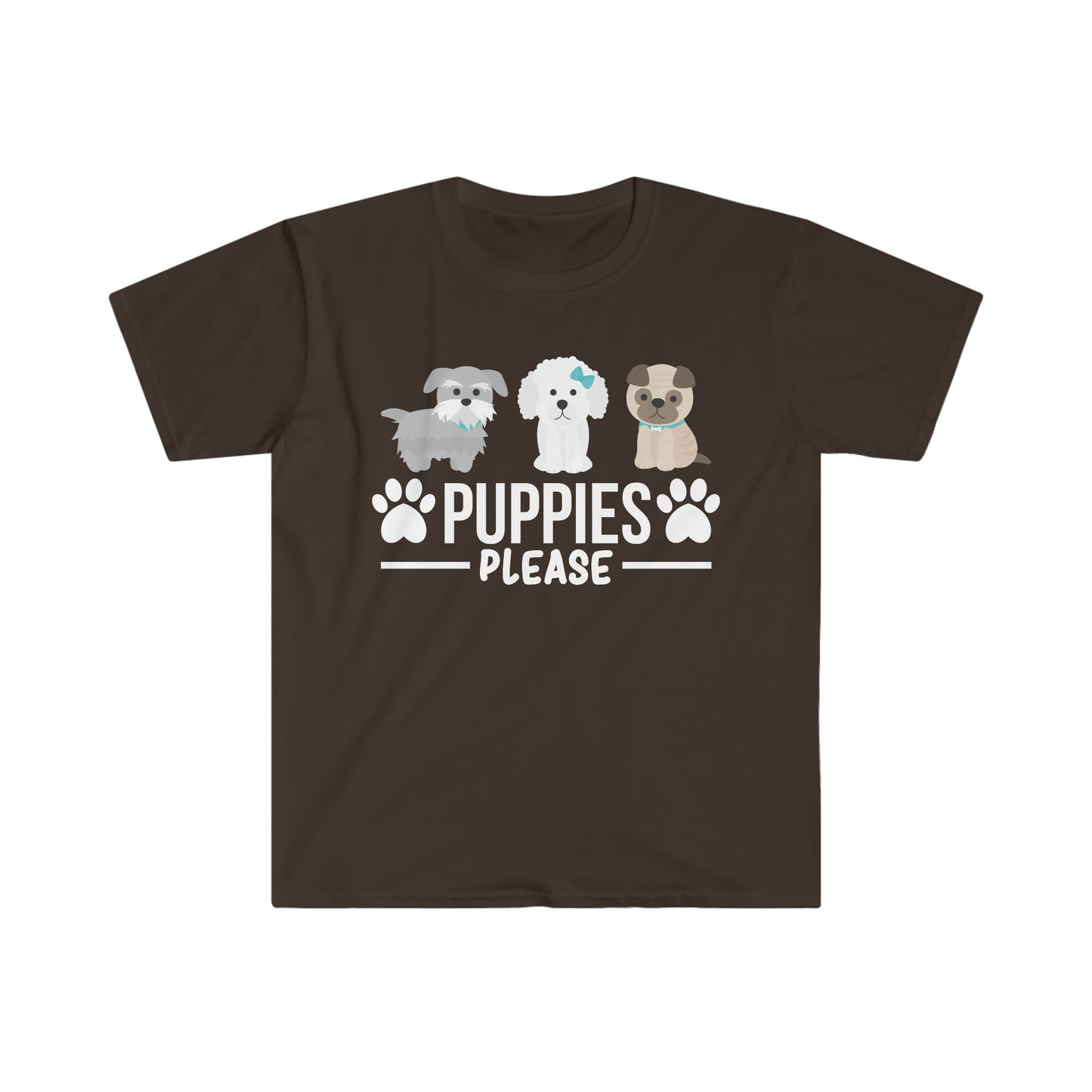 Puppies Please! Unisex Softstyle T-Shirt