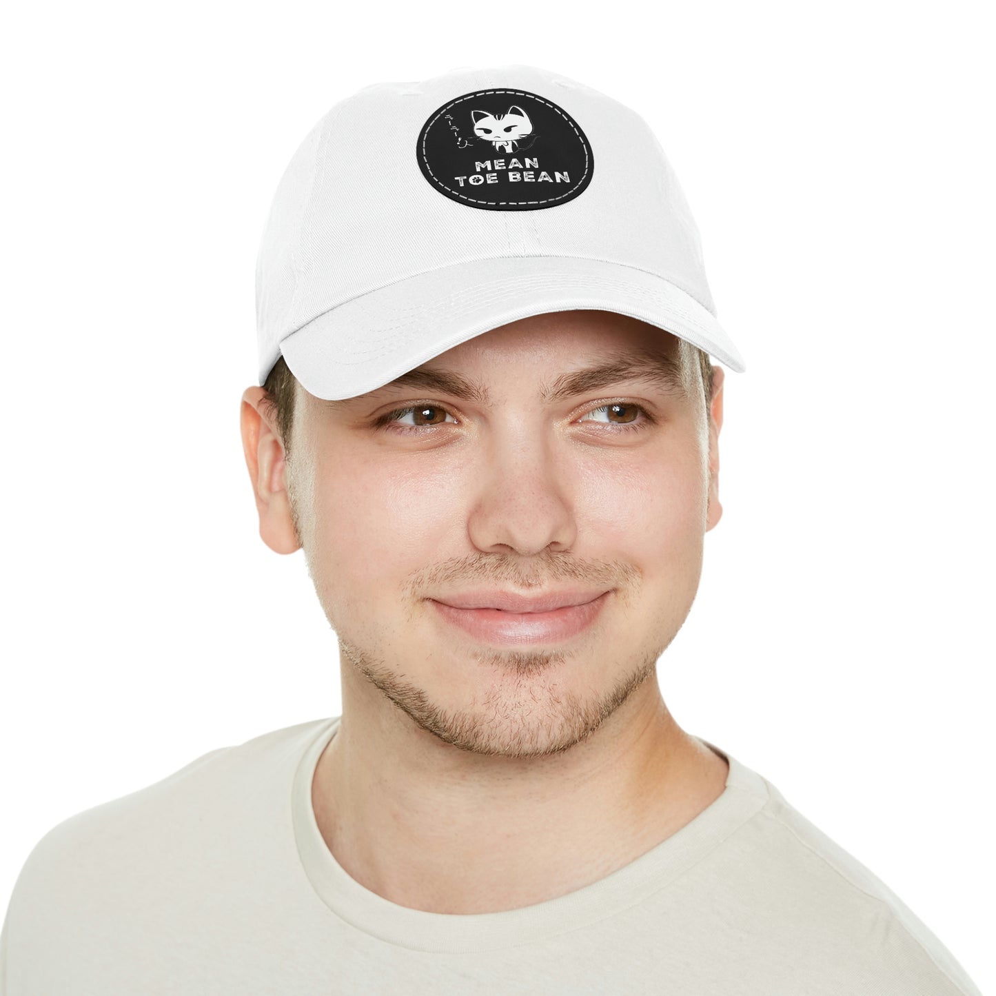 Mean Toe Bean Original Hat with Leather Patch (Round)