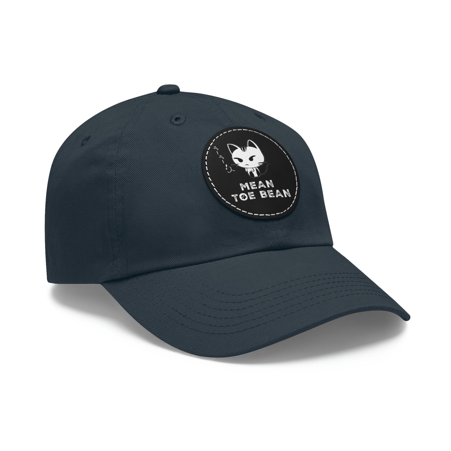 Mean Toe Bean Original Hat with Leather Patch (Round)