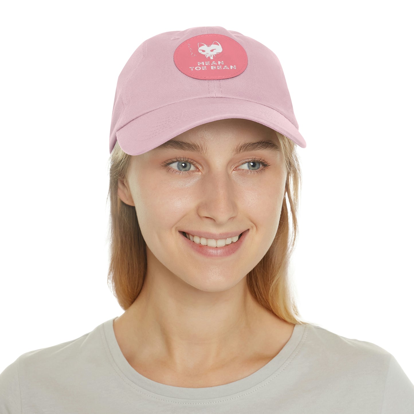 Mean Toe Bean Original Hat with Leather Patch (Round)