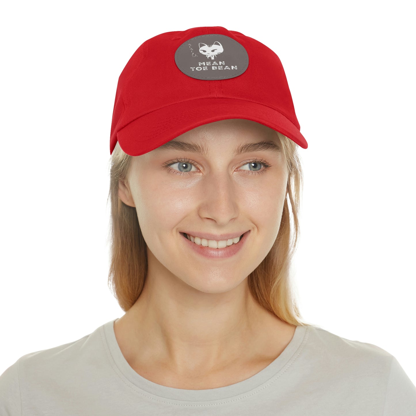 Mean Toe Bean Original Hat with Leather Patch (Round)