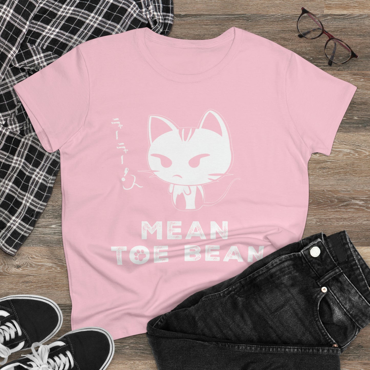 Mean Toe Bean Original Women's Midweight Cotton Tee