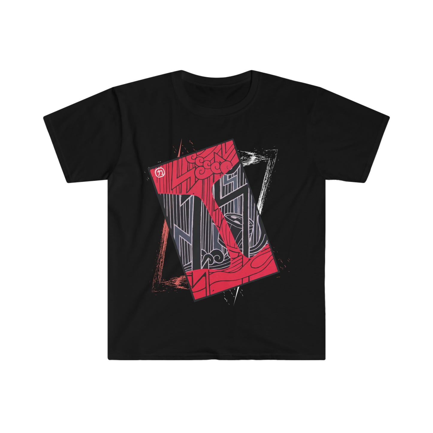 Hanafuda - Gaji/Police Unisex Softstyle T-Shirt