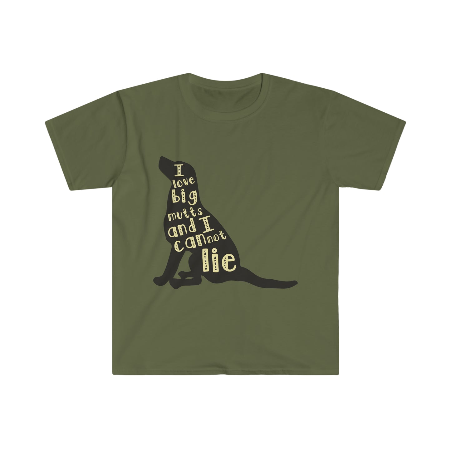 I like big mutts! Unisex Softstyle T-Shirt