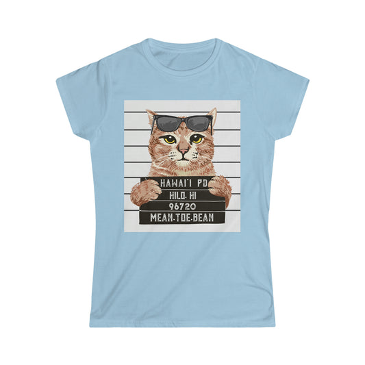 Mean Toe Bean Mug shot Women's Softstyle Tee